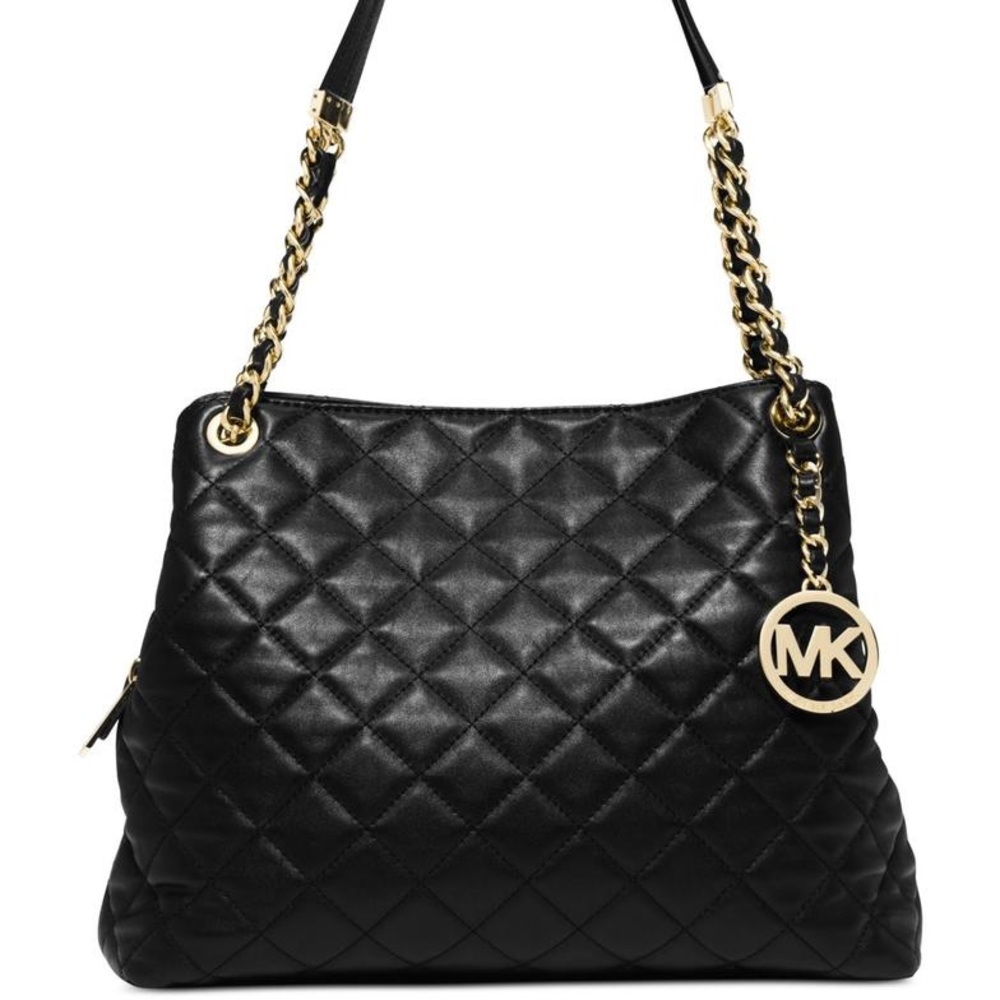 Michael Kors large Susannah quilted leather tote!